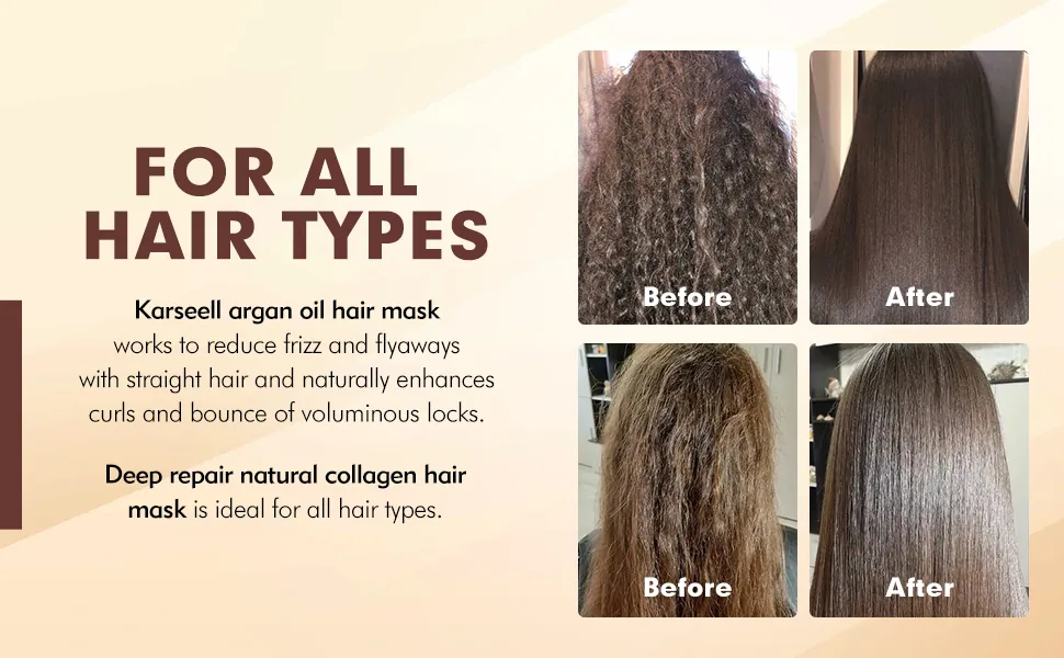 Karseell Collagen Hair Mask Bag 10 karseell official storeProfessional hair care products Karseell Collagen Hair Mask Bag