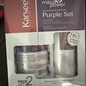 Karseell Purple Hair Mask + Purple Shampoo Set