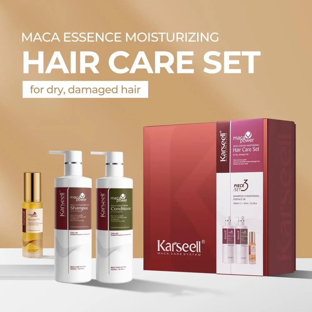 Hair Oil Shampoo and Conditioner for Dry Damaged Hair 11 karseell official storeProfessional hair care products Hair Oil Shampoo and Conditioner for Dry Damaged Hair