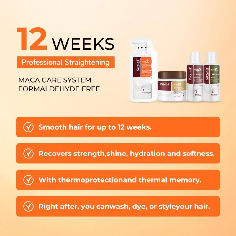 Karseell Hair repair Straightening Kit 4 karseell official storeProfessional hair care products Karseell Hair repair Straightening Kit