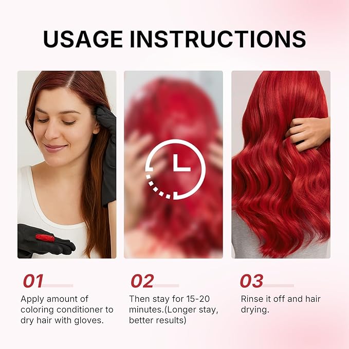 Karseell Color Depositing Red Hair Mask 5 karseell official storeProfessional hair care products Karseell Color Depositing Red Hair Mask