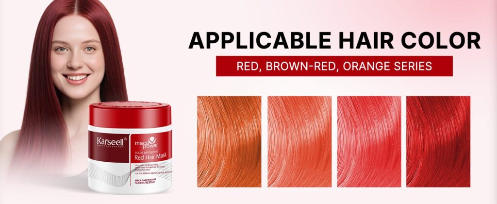 Karseell Color Depositing Red Hair Mask 8 karseell official storeProfessional hair care products Karseell Color Depositing Red Hair Mask
