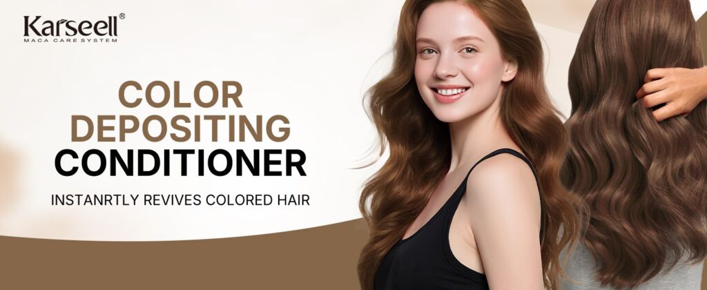 Karseell Hair Color Depositing Mask 1 karseell official storeProfessional hair care products Karseell Hair Color Depositing Mask Brown Conditioner for Colored and Bleached Hair