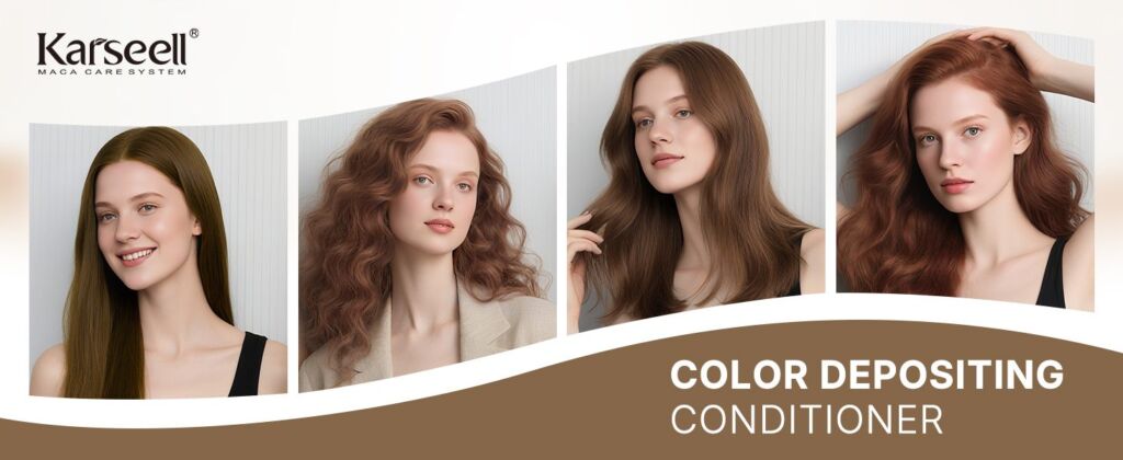 Karseell Hair Color Depositing Mask 3 karseell official storeProfessional hair care products Karseell Hair Color Depositing Mask Brown Conditioner for Colored and Bleached Hair