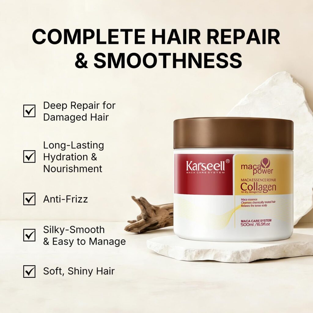 Karseell 3-Piece Hair Moisture & Repair Set hair mask+shampoo and conditioner