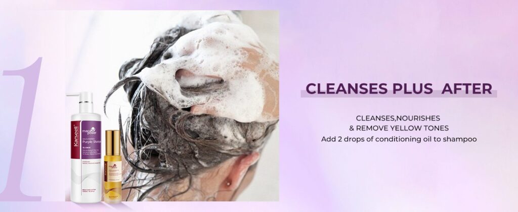 Karseell Purple Hair Mask with Argan Oil for Blonde Silver Gray Hair 7 karseell official storeProfessional hair care products Karseell Purple Hair Mask with Argan Oil for Blonde Silver Gray Hair