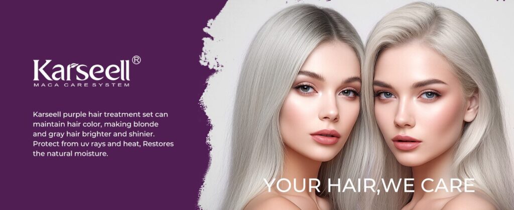 Karseell Purple Hair Mask with Argan Oil for Blonde Silver Gray Hair 9 karseell official storeProfessional hair care products Karseell Purple Hair Mask with Argan Oil for Blonde Silver Gray Hair